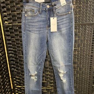 Just Blue high waisted distressed jeans. NWT